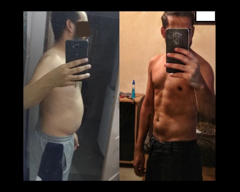 Client transformation before and after